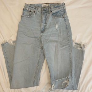 Abercrombie & Fitch Ultra High Rise 90s Straight